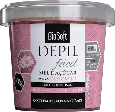 cera depilatória soft hair mel