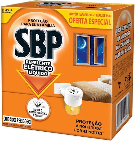 repelente elétrico sbp líquido