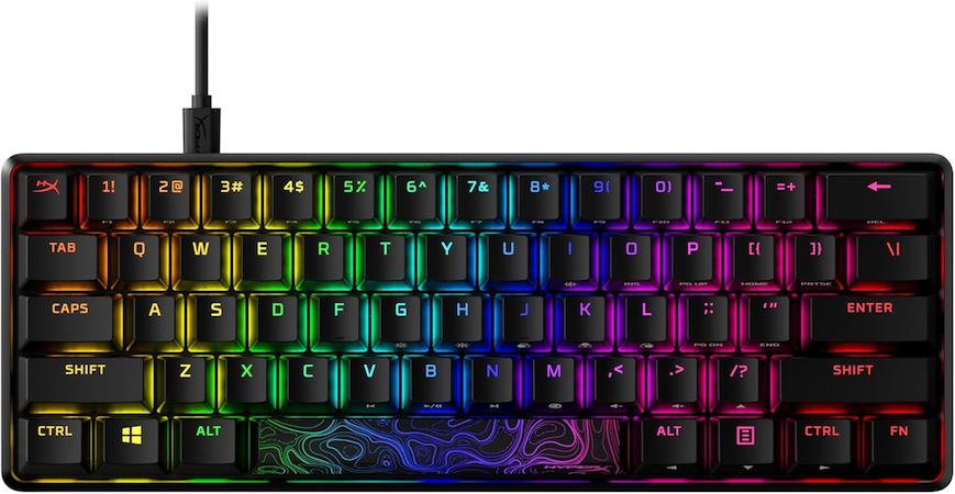 teclado mecânico hyperx alloy