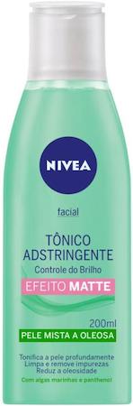 tônico facial nivea brilho